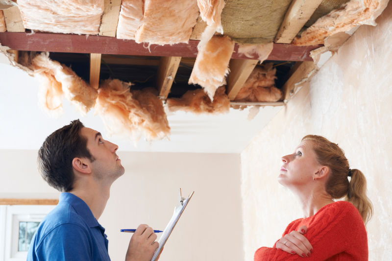 ceiling water damage